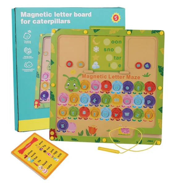 Magnetic Number & Letter Pairing Maze