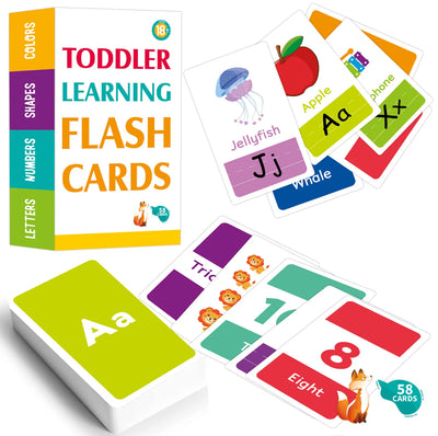 58 Pieces ABC Alphabet Flashcards