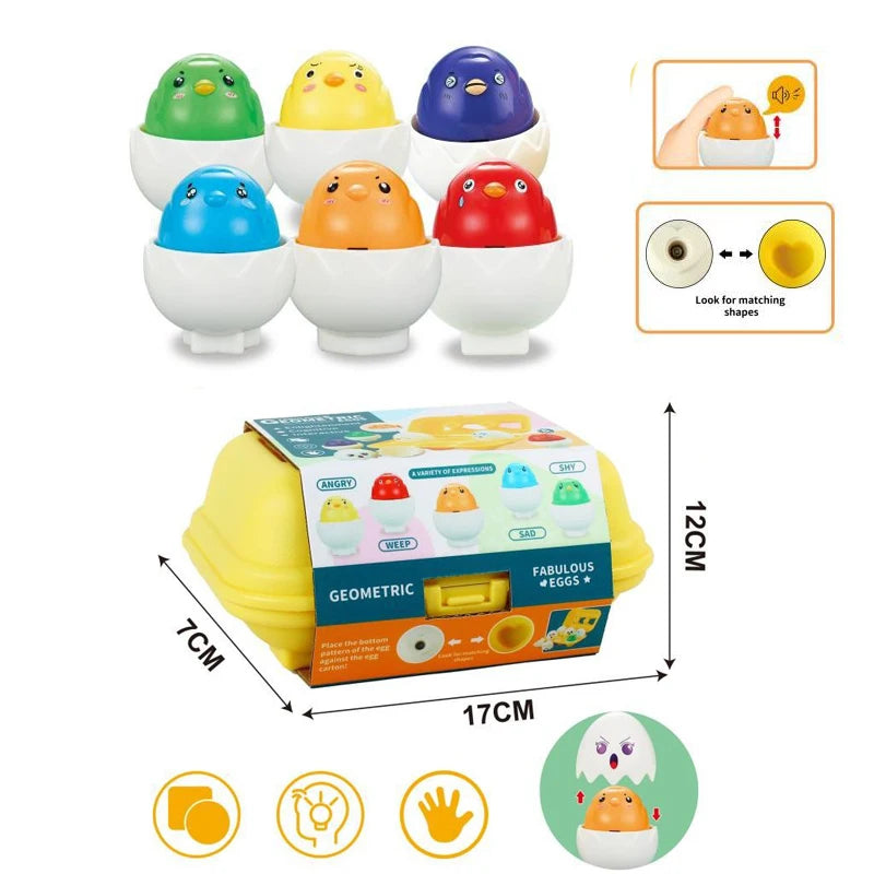 Montessori Smart Eggs in Cup