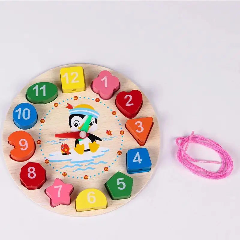 Wooden Number Blocks Puzzle