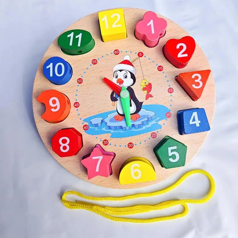 Wooden Number Blocks Puzzle